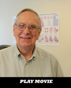 Harry George a patient of cardiac rehab at speare memorial hospital