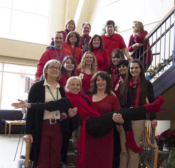 Wear Red Day Speare selfie2