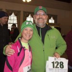 Runners and Walkers registering for Spear's 2nd Annual Shamrock Shuffle 5K Health Walk/Run