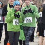 Runners and Walkers at the starting line for Spear's 2nd Annual Shamrock Shuffle 5K Health Walk/Run