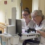 Eleanor Wright, RN Intensive Care and Sarah Muzzey, LNA Med Surg