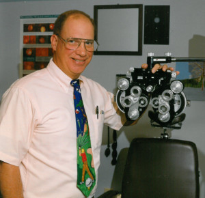 White Mountain Eye Care Dr. Richards in the exam room