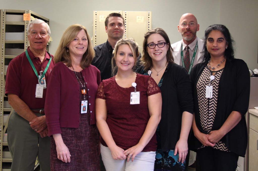 Ed Webber (Volunteer), Crystal Cascadden, RPh, Jesse Beaudry, PharmD, RPh, Brittany Gibbs, PhT, Meg DeNobile, PharmD, RPH, Tim Murray, PharmD, RPH, And Deep Davis, CPhT