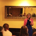 Keynote speaker Carol PHillips at the 6th annual Speare Memorial Hospital Wine, Women & Wisdom in Plymouth NH