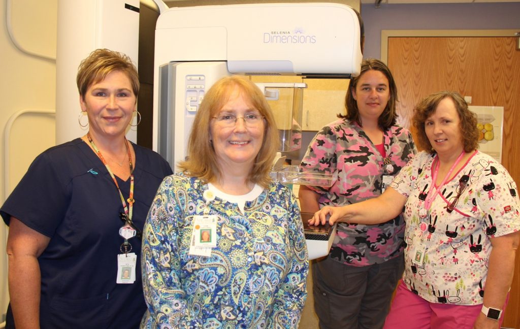 3D mammogram team at speare