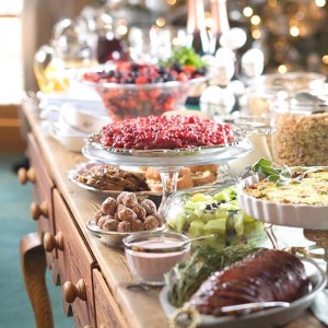 holiday buffet