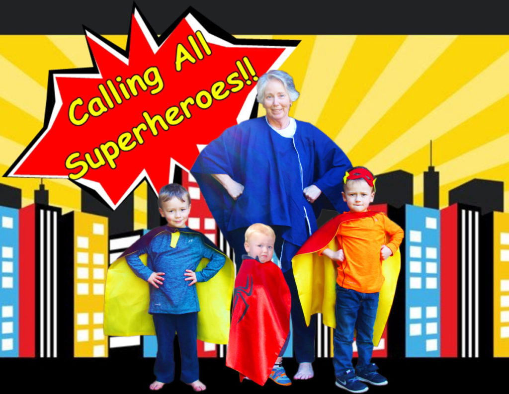 calling all superheroes lee webster mammo capes
