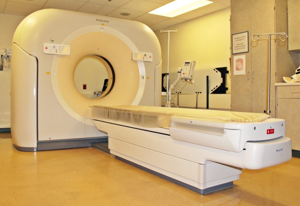 ct scanner at speare memorial hospital