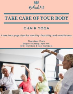 Chair Yoga - POSTPONED @ Community Room, Speare at Boulder Point