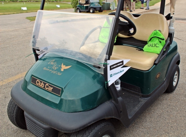 Cart Sponsors Delta Dental and Citizens Bank