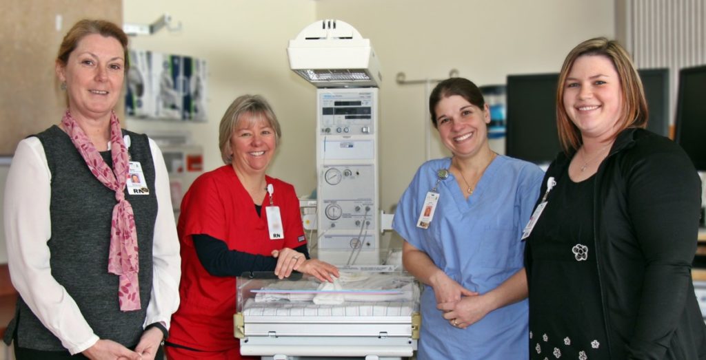 Beth Simpson, RN, MSN Director, Cindy LeMien, RN, Jennifer Hennessy, RN and Ashley Vittum, RN 10 background blur