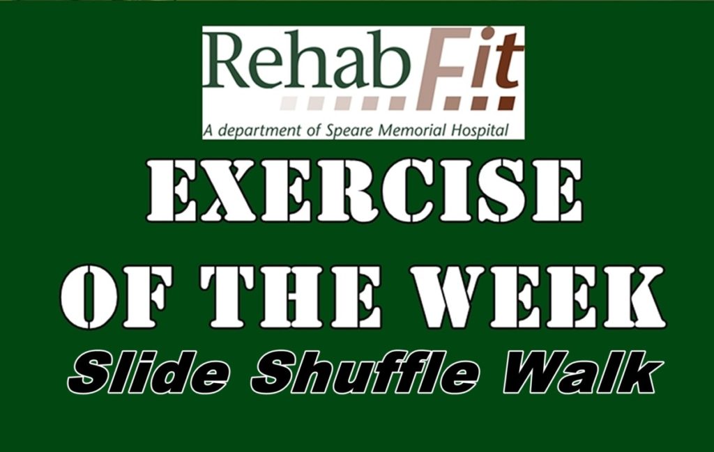 Exercise of the week side shuffle walk