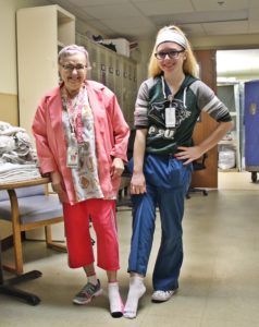PAD Awareness Month White Sock Day at Speare Memorial Hospital - Environmental Services