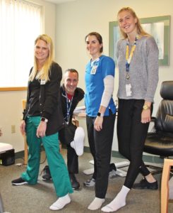 PAD Awareness Month White Sock Day at Speare Memorial Hospital - Cardiac Rehab