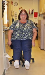PAD Awareness Month White Sock Day at Speare Memorial Hospital - Brithing Suite
