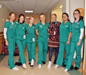 PAD Awareness Month White Sock Day at Speare Memorial Hospital - PSU Nursing Students