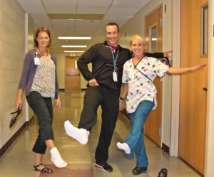 PAD Awareness Month White Sock Day at Speare Memorial Hospital