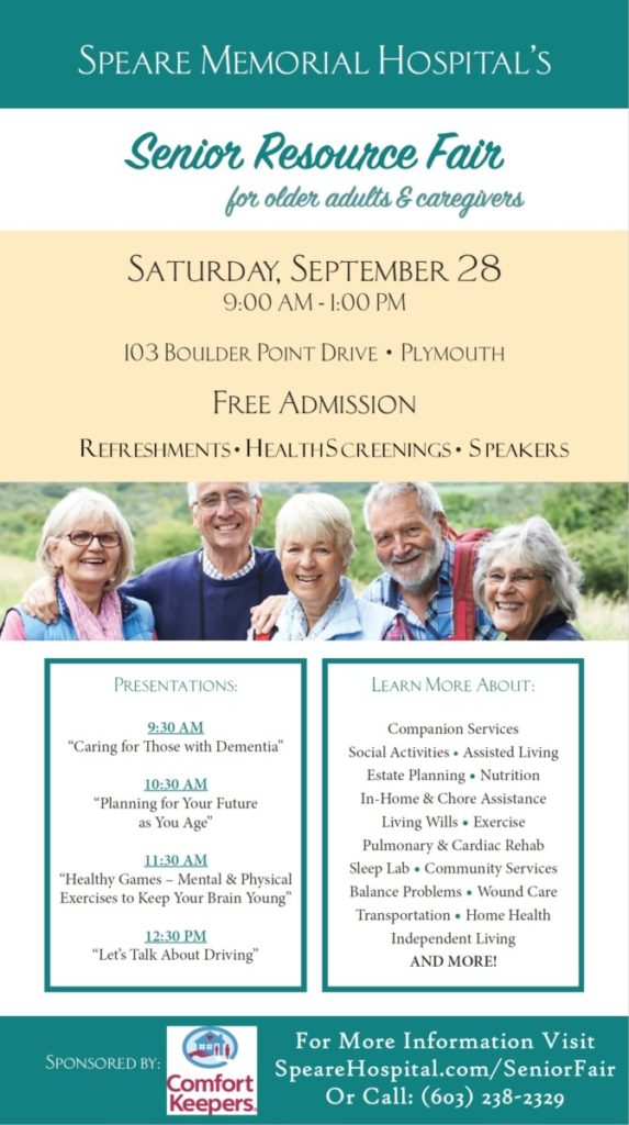 2019 Speare Senior Resource Fair