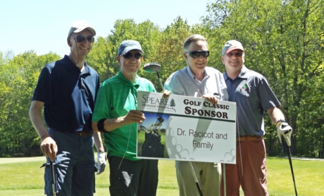 DUP 2019 Speare Golf Classic afternoon team Dr Racicot and Family