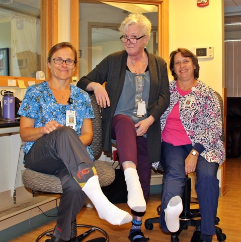 White Sock Day at Speare 2019 raising awareness about PAD SALSAL (5)