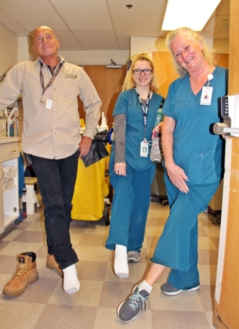 White Sock Day at Speare 2019 raising awareness about PAD SALSAL (7)