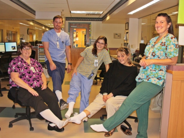 White Sock Day at Speare 2019 raising awareness about PAD SALSAL (9)