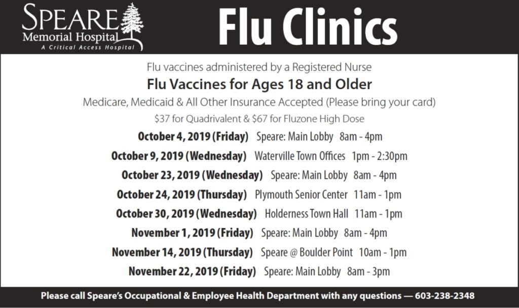 Flu Clinics 2019