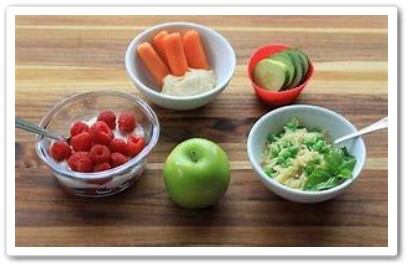 aim for 5 servings of fruit and veggies