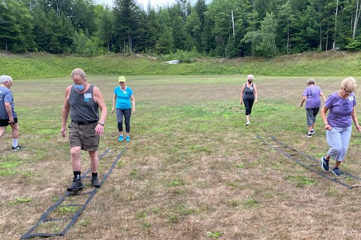 RehabFit Balance class outside