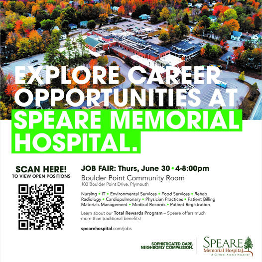Speare Memorial Hospital Job Fair