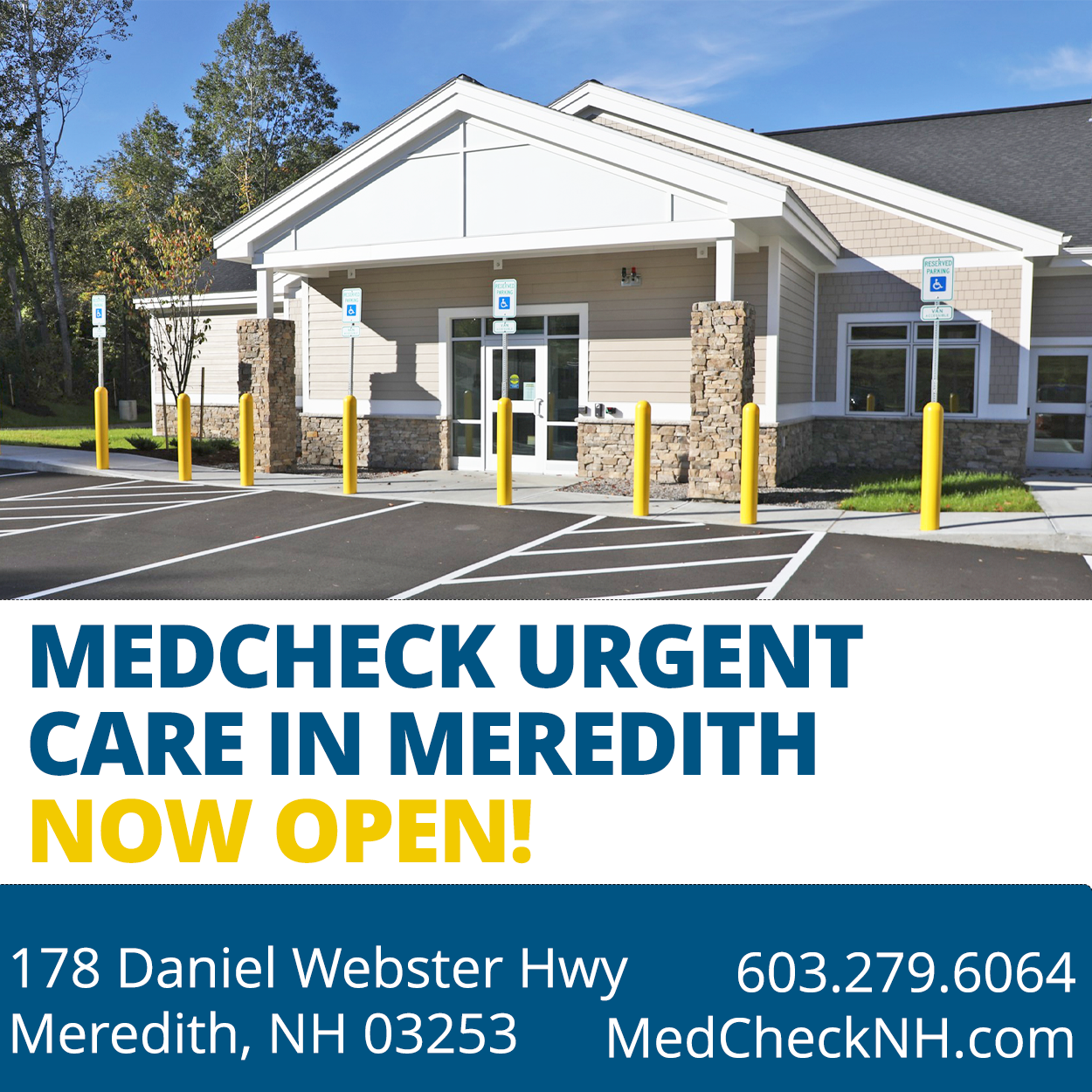 MedCheck Urgent Care New Location Meredith NH
