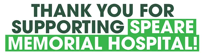 Thank you for supporting Speare Memorial Hospital Thank you for supporting Speare Memorial Hospital Logo
